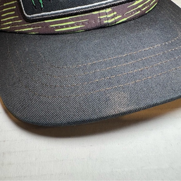 Monster Energy AMA Supercross Championship Hat Cap Snap Back Black Adult OSFA - Picture 6 of 6
